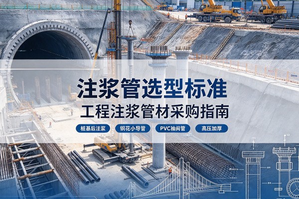 金塔注浆管选型标准